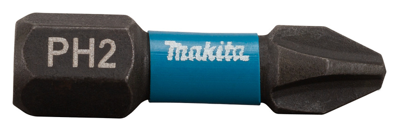 Бита Impact Black PH2, 25 мм, C-form, 2 шт Makita B-63616 B-63616