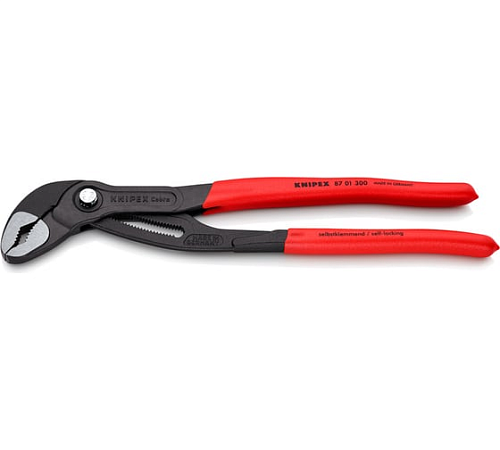 Клещи переставные 300 мм захват 70 мм COBRA SB KNIPEX KN-8701300SB