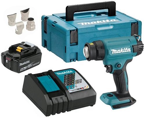 Аккумуляторный тепловой пистолет-фен Makita 18В LXT DHG181RT1J