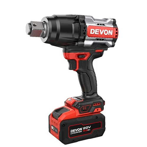 Ударный аккумуляторный гайковерт DEVON  5769-Li-20-8А-190