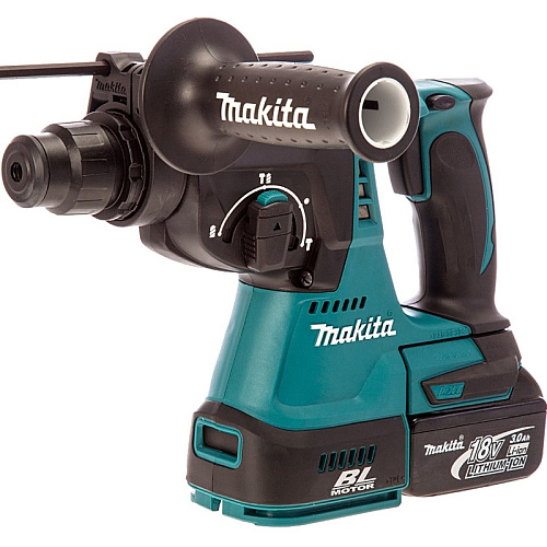 Аккумуляторный перфоратор SDS-plus 2 Дж, 18В LXT Makita DHR242RFE