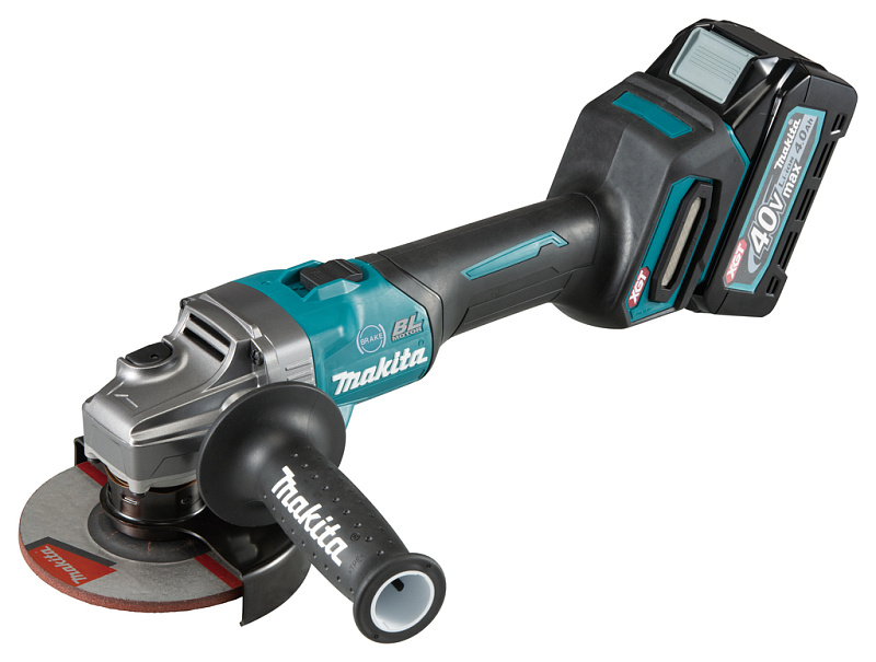 Угловая шлифовальная машина 125 мм, 40В XGT Makita GA005GM201