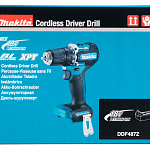 Дрель-шуруповерт 40 Нм, 18В LXT Makita DDF487Z