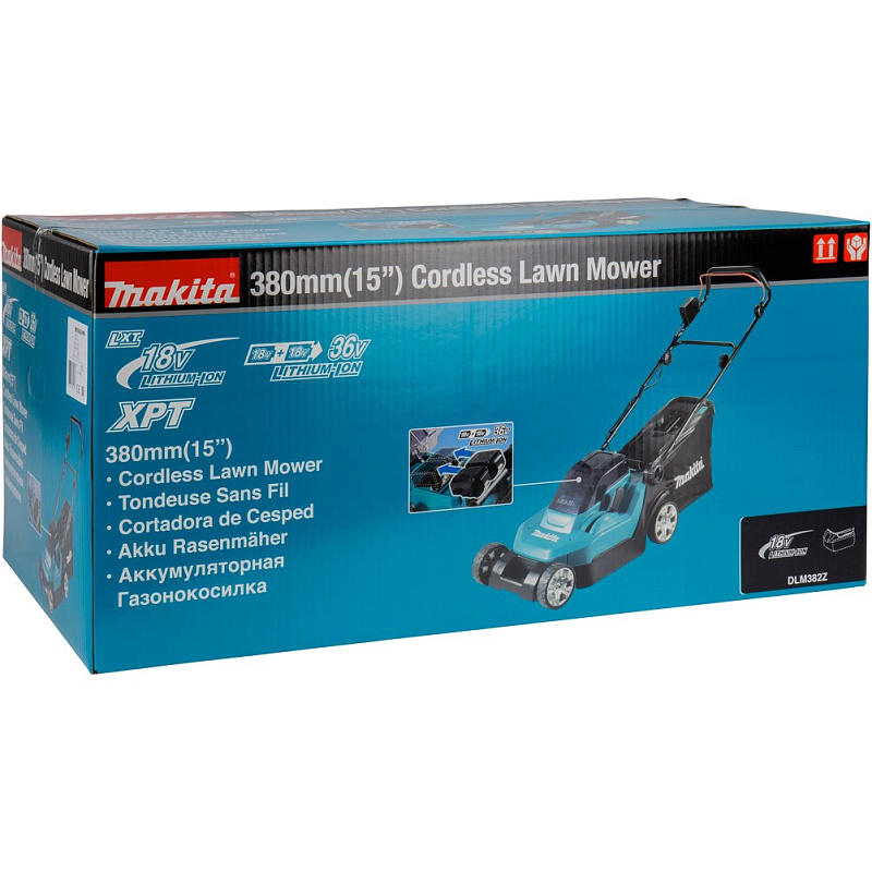 Газонокосилка аккумуляторная Makita 18В LXT DLM382Z