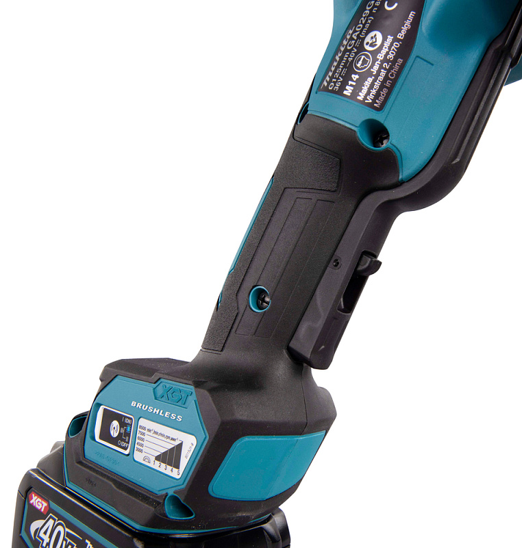 Угловая шлифовальная машина 125 мм, 40В XGT Makita GA029GZ