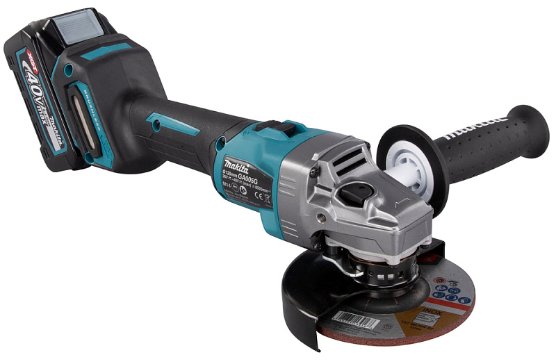 Угловая шлифовальная машина 125 мм, 40В XGT Makita GA005GM201