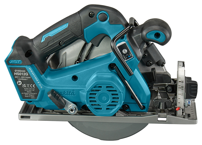 Дисковая аккумуляторная пила 165 мм, 40В XGT Makita HS012GZ