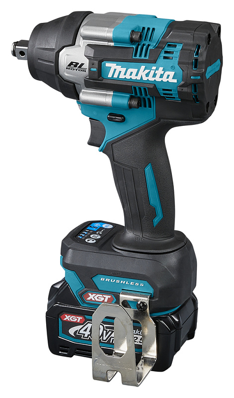 Ударный аккумуляторный гайковерт Makita 40В XGT TW007GD201