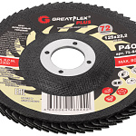 Круг лепестковый торцевой КЛТ2 125х22 мм P40 GreatFlex Plus 71-844