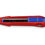 Нож универсальный 165мм для отламывающихся лезвий на 18мм KNIPEX CutiX KN-9010165BK