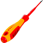 Отвёртка шлицевая 3.5x0.6x100 мм 202мм тонкая KNIPEX KN-982035SL