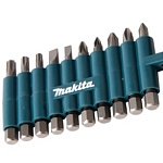 Набор бит 10 шт холдер с карабином Makita D-65028