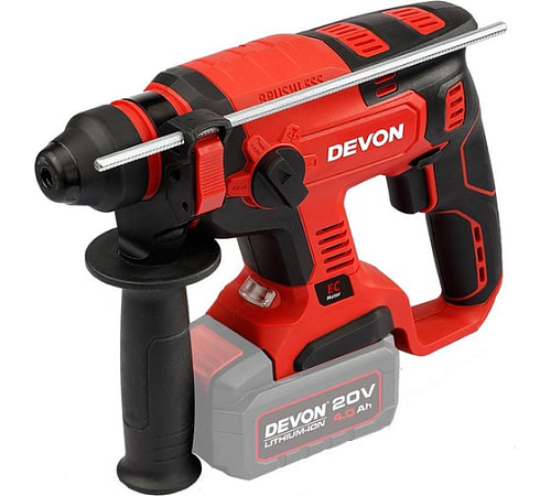 Аккумуляторный перфоратор SDS-plus 1,7 Дж,  DEVON 5401-Li-20RH-2A-75