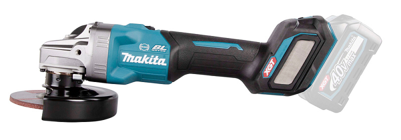Угловая шлифовальная машина 125 мм, 40В XGT Makita GA023GZ