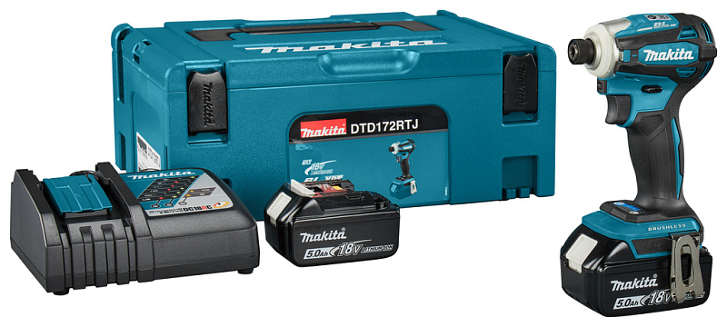Аккумуляторный шуруповерт 180 Нм, 18В LXT Makita DTD172RTJ