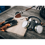 Полумаска фильтрующая с очками, L Jeta Safety 9500-L