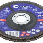 Круг лепестковый торцевой КЛТ2 125х22,2мм Р120 CUTOP Profi 70-125120