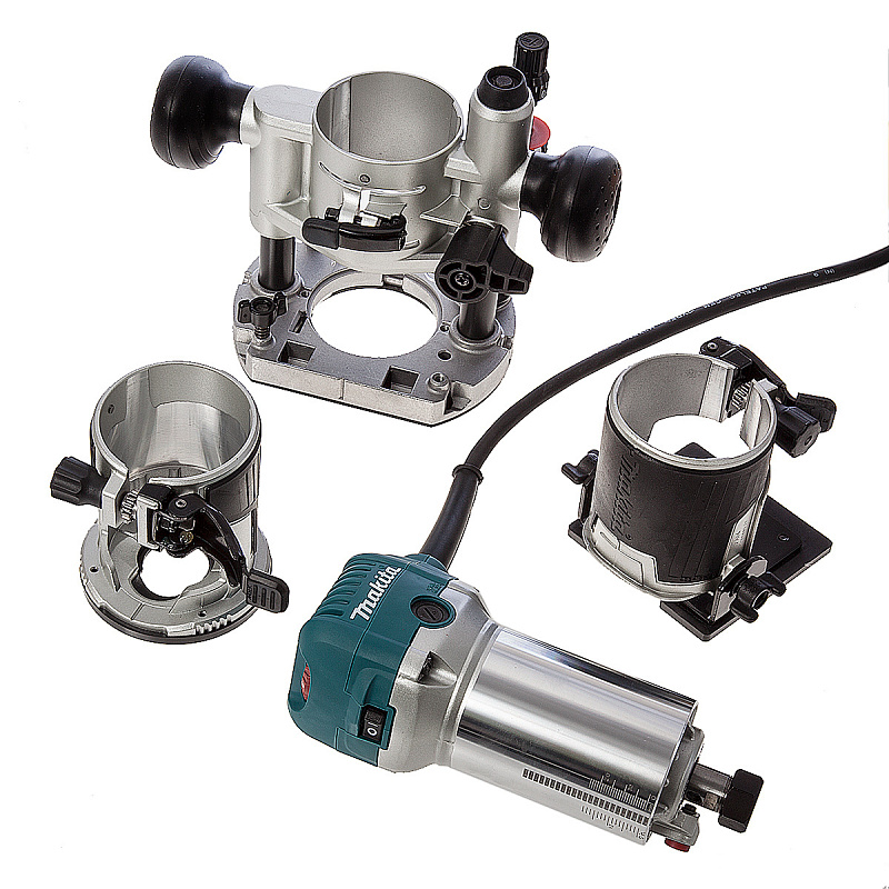 Электрический кромочный фрезер Makita RT0700CX2