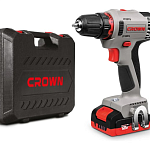 Дрель-шуруповерт 30 Нм, 12В (слайдер) CROWN CT21081H-2 BMC