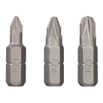 Бита Pozidriv PZ1/PZ2/PZ3, 25 мм, C-form 3 шт Makita B-24527 B-24527