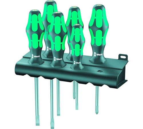 Набор отвёрток Kraftform Plus Lasertip + подставка, 6 пр., WERA WE-105622