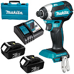 Аккумуляторный шуруповерт 170 Нм, 18В LXT Makita DTD153RFE