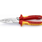 Клещи электромонтажные 200 мм 0.75–1.5/2.5 мм² VDE KNIPEX KN-1396200T
