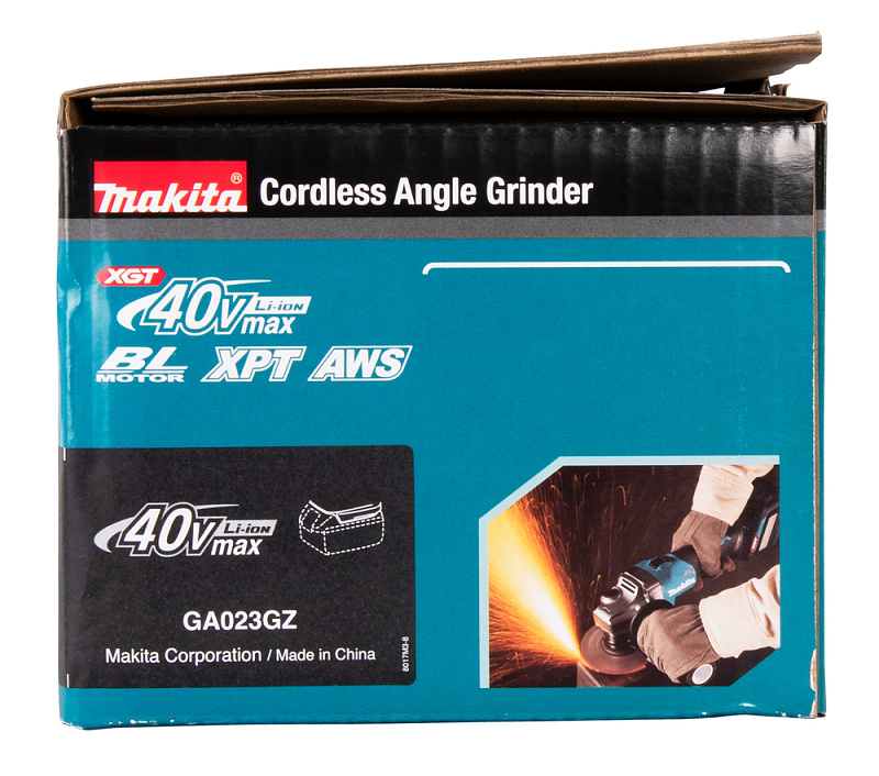 Угловая шлифовальная машина 125 мм, 40В XGT Makita GA023GZ