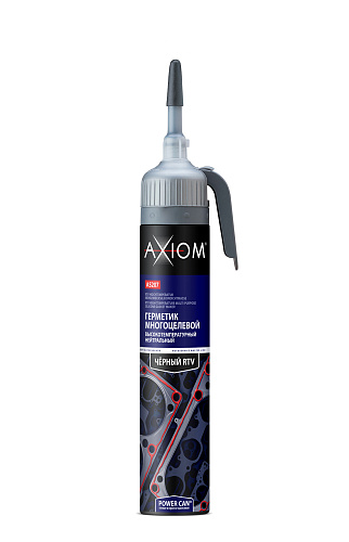 Герметик силиконовый черный AXIOM AS207