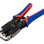 Пресс-клещи 200 мм 3 гнезда для штекеров KNIPEX KN-975112