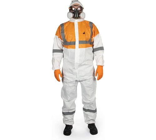 Комбинезон химзащиты со светоотраж. эл-ми М/48-50 Jeta Safety JPC-61-M