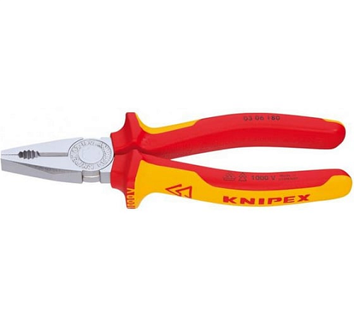 Пассатижи 200мм VDE KNIPEX  KN-0306200