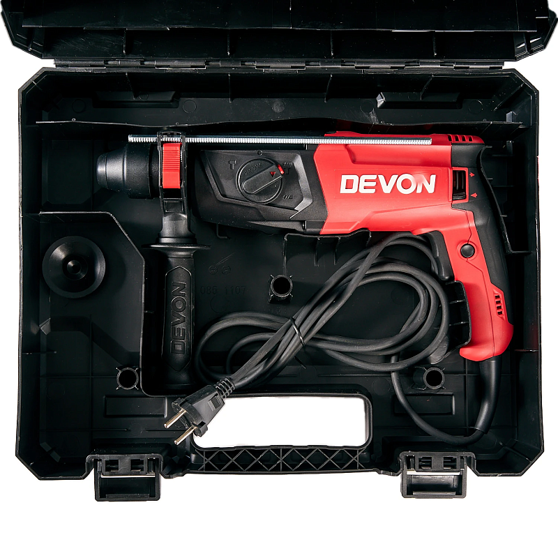 Электрический перфоратор SDS-plus 3 Дж, DEVON 1107-26DRE