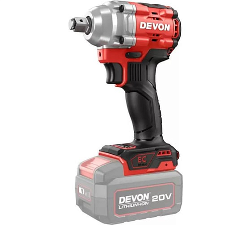 Ударный аккумуляторный гайковерт DEVON  5760-Li-20-2A-75