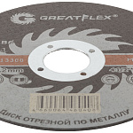 Диск отрезной 115х1,0х22,2мм Т41 GreatFlex Master мет. 50-41-001