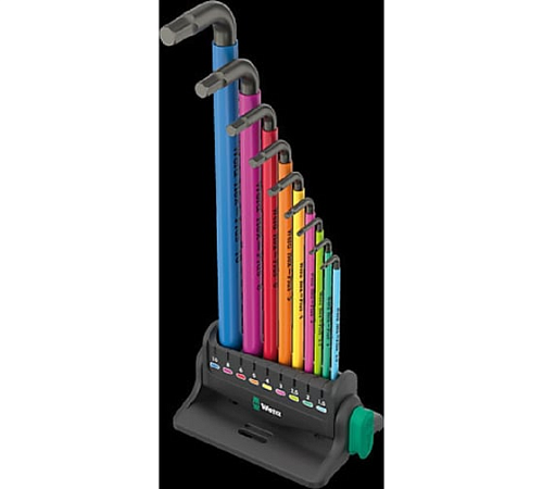 Набор Г-образных ключей BlackLaser 9пр.WERA WE-133165